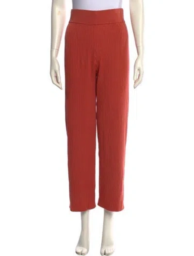 Pre-owned Cult Gaia Straight Leg Pants In Orange