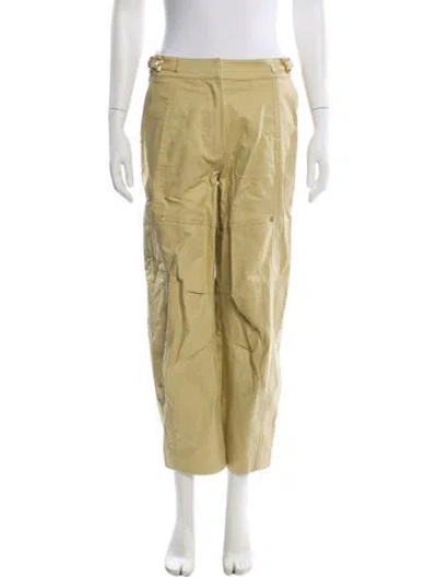 Pre-owned Cult Gaia Straight Leg Pants W/ Tags In Green