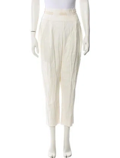 Pre-owned Cult Gaia Straight Leg Pants W/ Tags In Neutral