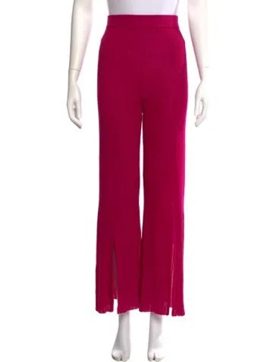 Pre-owned Cult Gaia Straight Leg Pants W/ Tags In Purple