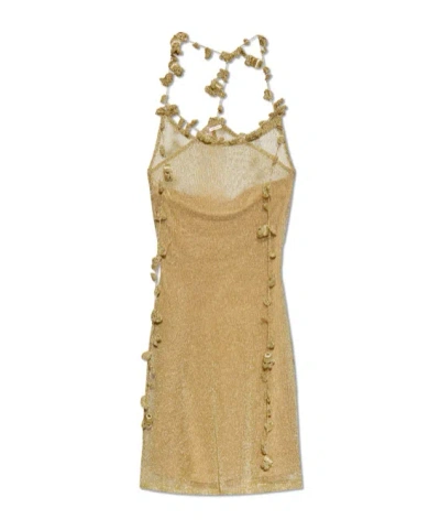 Cult Gaia Strapless Dress In Nude