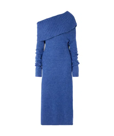 Cult Gaia Grayson Knit Dress Disco Melange In Blue