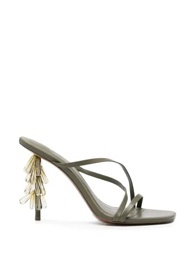 Cult Gaia Strappy Sandals In Multi