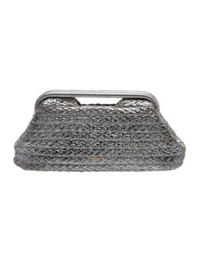 Pre-owned Cult Gaia Straw Clutch