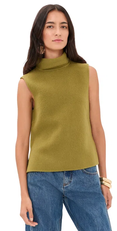 Cult Gaia Sue Top Chive In Green