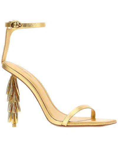 Cult Gaia Sunella Leather Sandal In Multi