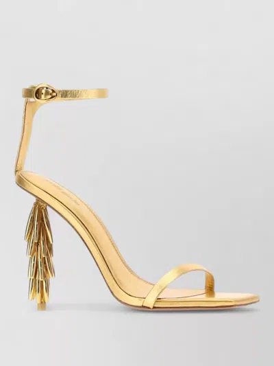 Cult Gaia Sunella Sandals Open Toe Ankle Strap Heel In Multi