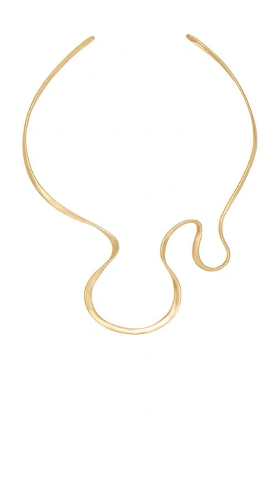 Cult Gaia Suni Choker In Gold