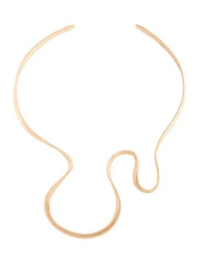 Pre-owned Cult Gaia Suni Choker Necklace, 17" In Multicolor