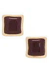 Cult Gaia Suni Earring In Brown