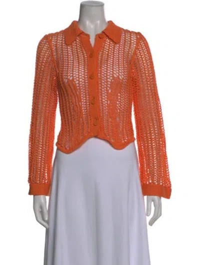 Pre-owned Cult Gaia Sweater In Orange