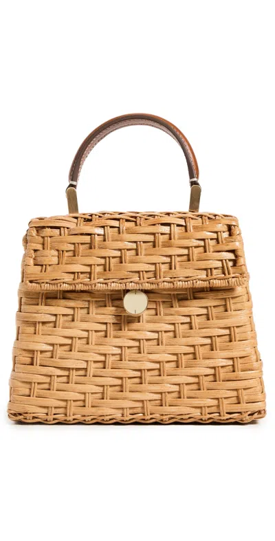 Cult Gaia Sybil Crossbody Bag Light Toasted Natural In Brown