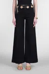 Cult Gaia Sydney Pants In Black Cotton In Black