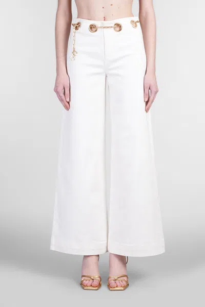 Cult Gaia Sydney Pants In White