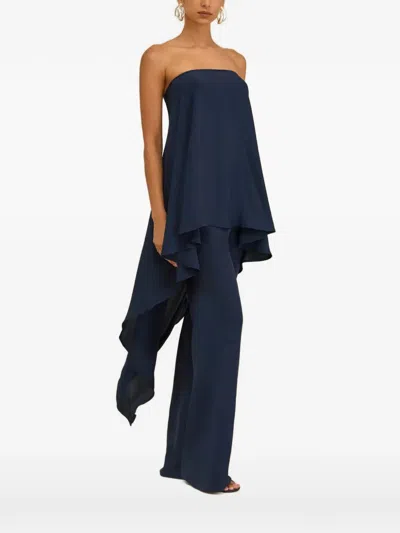 Cult Gaia Tajisha One-shoulder Top In Blue