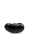 Cult Gaia The Caldera Top Clasp Fastening Clutch Bag In Black