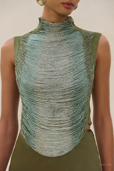 Cult Gaia Taraji Top In Cedar Multi