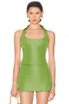 Cult Gaia Tarini Top In Green