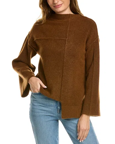 Cult Gaia Tess Alpaca & Wool-blend Sweater In Brown