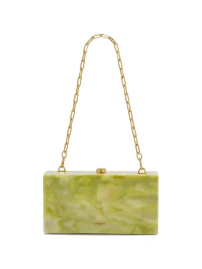 Cult Gaia The Backgammon Clutch Bag In Green