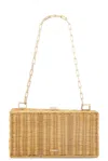 Cult Gaia The Backgammon Clutch In Natural