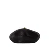 Cult Gaia The Caldera Top Clasp Fastening Clutch Bag In Black