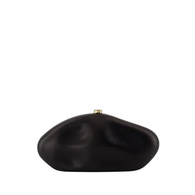 CULT GAIA CULT GAIA THE CALDERA CLUTCH - LEATHER - BLACK