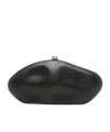 Cult Gaia The Caldera Top Clasp Fastening Clutch Bag In Black