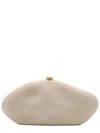 Cult Gaia The Caldera Acrylic Clutch In Neutral