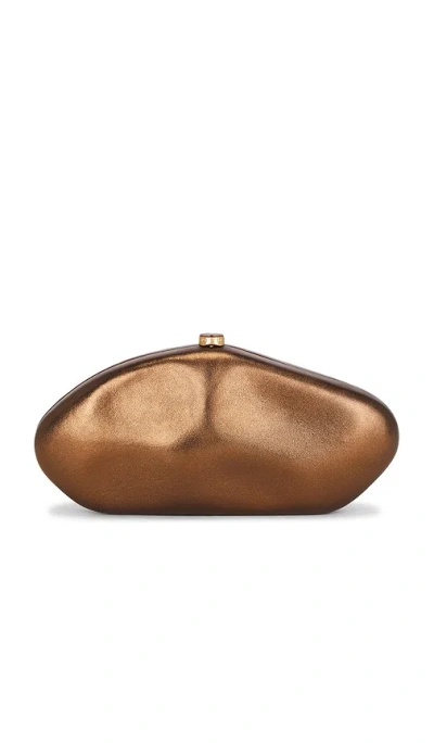 Cult Gaia The Caldera Clutch In Brown