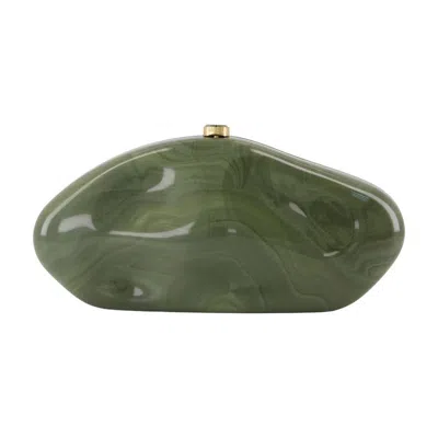 Cult Gaia The Caldera Clutch In Green
