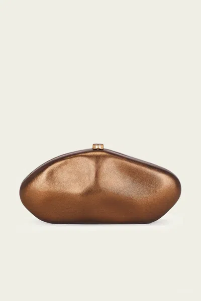 Cult Gaia The Caldera Clutch In Bronze