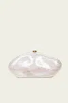 Cult Gaia The Caldera Leather Clutch Bag