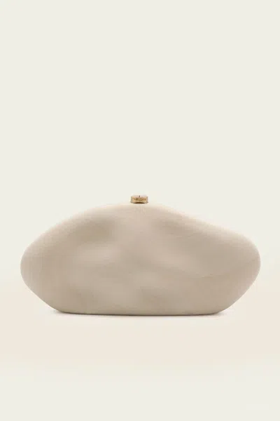 Cult Gaia The Caldera Clutch In Travertine