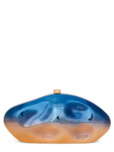 Cult Gaia Women's Clutch The Caldera In Silver