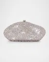 Cult Gaia The Caldera Rhinestone Acrylic Clutch Bag In Transparent