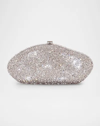 Cult Gaia The Caldera Rhinestone Acrylic Clutch Bag In Transparent