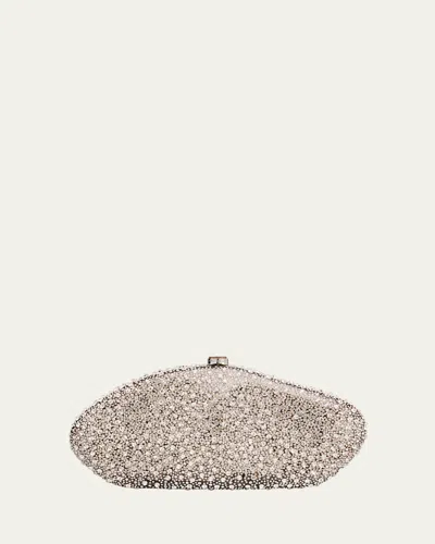 Cult Gaia The Caldera Rhinestone Acrylic Clutch Bag In Transparent