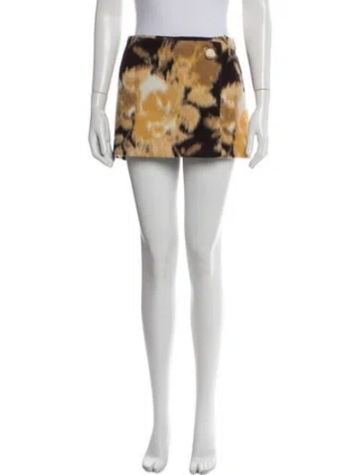 Pre-owned Cult Gaia Tie-dye Print Mini Skirt W/ Tags In Multi