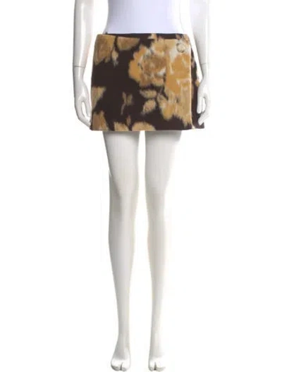 Pre-owned Cult Gaia Tie-dye Print Mini Skirt W/ Tags In Multi