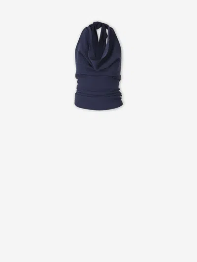 Cult Gaia Top Augusta In Blue