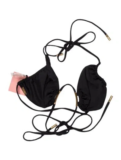 Pre-owned Cult Gaia Top In Black