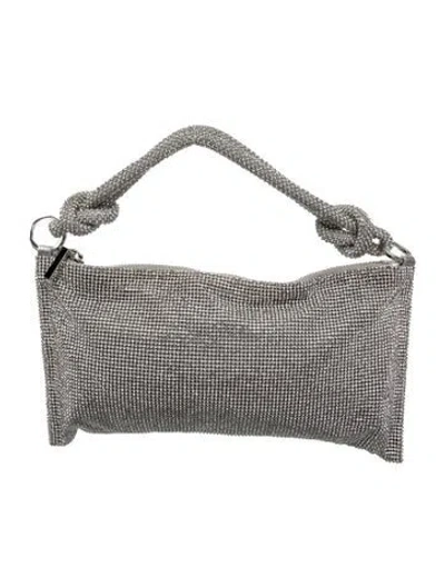 Pre-owned Cult Gaia Top Handle Bag In Metallic/silver