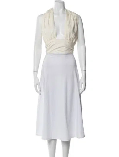 Pre-owned Cult Gaia Top In White