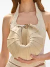 Cult Gaia Ubah Clutch Bag In Neutrals