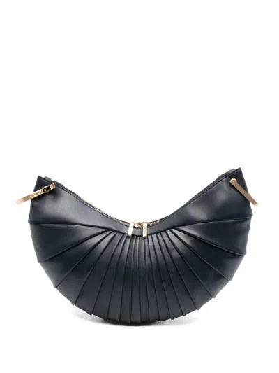 Cult Gaia Ubah Pleated Clutch Bag
