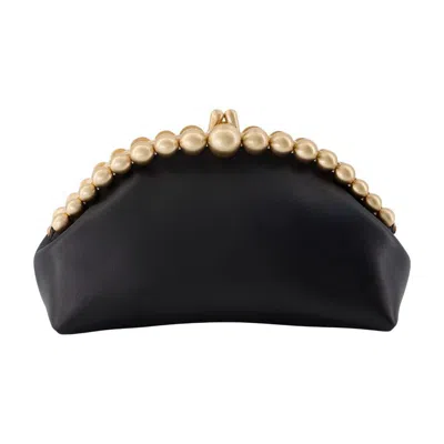 Cult Gaia Una Clutch In Black