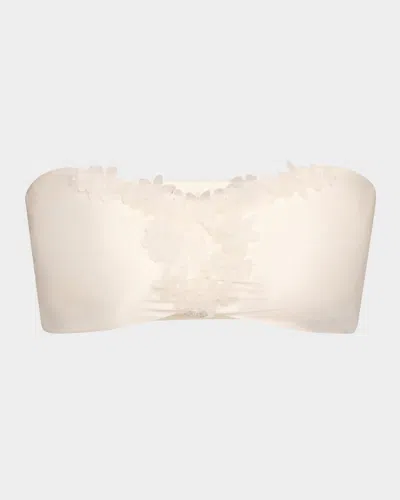 Cult Gaia Ursula Bandeau Bikini Top In Off White