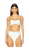 Cult Gaia Ursula Bikini Top In Off White