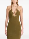 Cult Gaia Kleid Valma Knit In Green